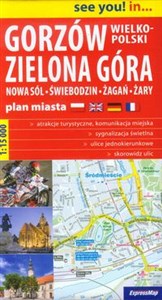 Obrazek Gorzów Wielkopolski Zielona Góra plan miasta1:15 000