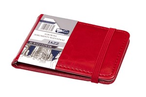 Obrazek Album na 20 wizytówek Jazz czerwony