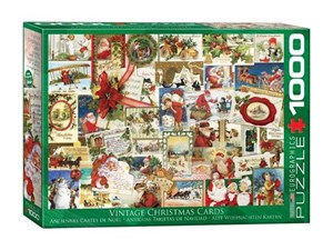 Obrazek Puzzle 1000 Świąteczne kartki