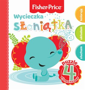 Obrazek Fisher Price Puzzle Wycieczka słoniątka