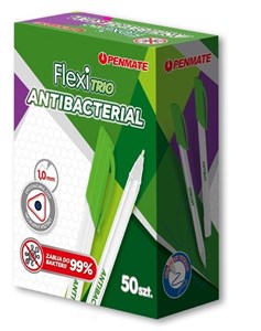 Bild von Długopis Flexi Trio Jet Antibacterial nieb (50szt)