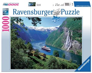 Bild von Puzzle 2D 1000 Fjord w Norwegii 15804