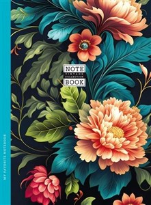 Obrazek Notatnik ozdobny 143x200/64K kratka TW Flora FRESH