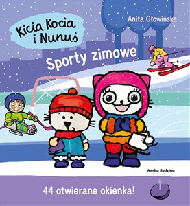 Obrazek Kicia Kocia i Nunuś Sporty zimowe 44 otwierane okienka