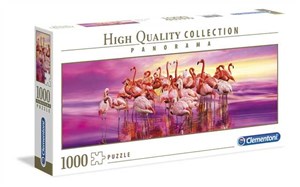 Obrazek Puzzle High Quality Collection Panorama Flamingo Dance 1000