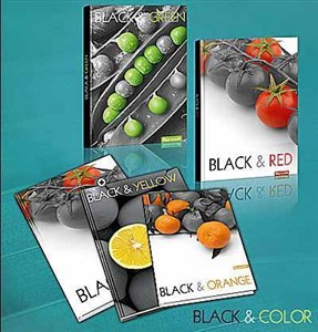 Bild von Brulion A5/96K kratka Black&Red (5szt)