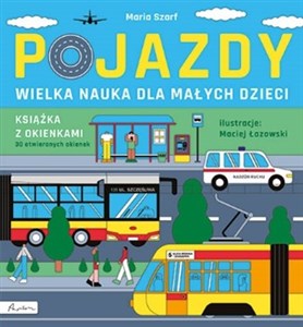 Obrazek Pojazdy Wielka nauka dla małych dzieci Książka z okienkami