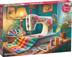 Obrazek Puzzle 1000 CherryPazzi My Sewing Corner 30875