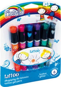 Obrazek Długopis żelowy z brokatem do tatuaży GR-F8066