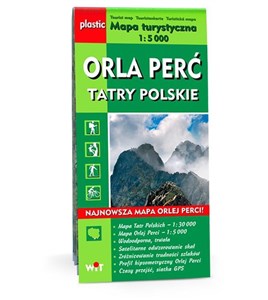 Obrazek Mapa turystyczna Tatry Polskie - Orla Perć WIT