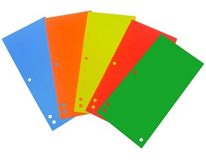 Obrazek Przekładki kartonowe 1/3 A4 100 szt.zielone D.RECT