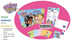 Obrazek Pomaluj bużkę! Zgadnij kim jestem: Jedzenie