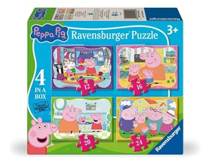 Bild von Puzzle dla dzieci 2D: Rodzinne chwile Peppy 4w1