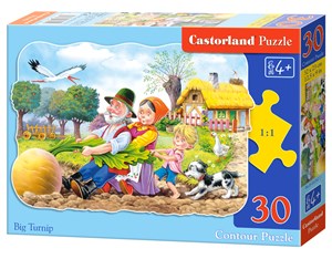 Bild von Puzzle konturowe Big Turnip 30