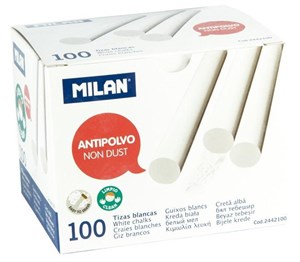 Bild von Kreda biała okrągła niepyląca (100szt) MILAN