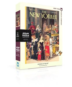 Obrazek Puzzle 1000 Postaci ze słynnych obrazów jedzą lody