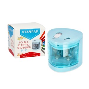 Obrazek Temperówka elektryczna Starpak podwójna niebieska