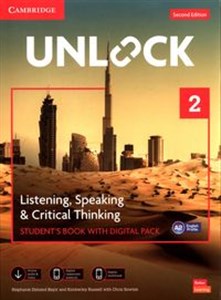 Bild von Unlock 2 Listening, Speaking and Critical Thinking Student's Book with Digital Pack