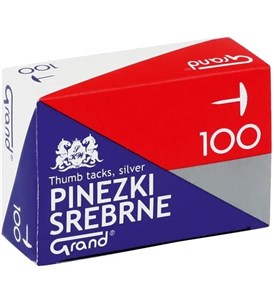 Bild von Pinezki srebrne (100szt*10) GRAND