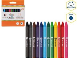 Obrazek Kredki świecowe w pudełku 12szt.