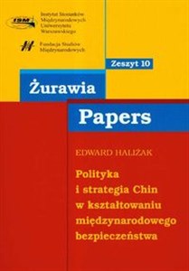 Obrazek Polityka i strategia Chin w kształtowaniu międzynarodowego bezpieczeństwa 10