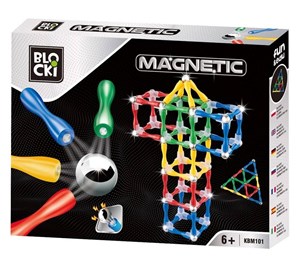 Obrazek Klocki Blocki Magnetic 124 el.