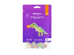 Obrazek Micro Waffle 150 elementów Dinozaur