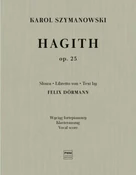 Książka : Hagith op.... - Karol Szymanowski