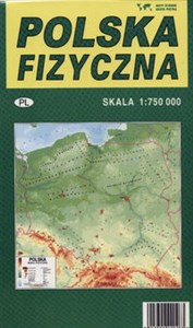 Obrazek Polska fizyczna-mapa