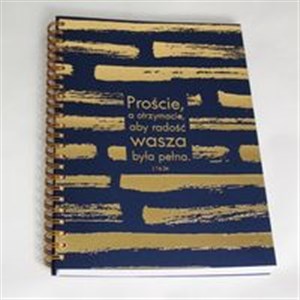 Bild von Mój dziennik złocony Granatowy - Proście