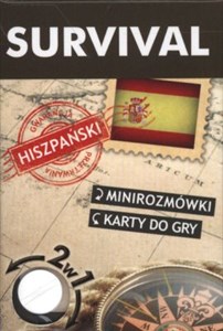 Obrazek SURVIVAL Język hiszpański Minirozmówki i karty do gry 2 w 1