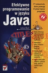 Bild von Efektywne programowanie w języku Java