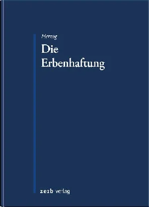 Obrazek HERZOG, S: ERBENHAFTUNG