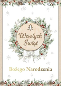 Obrazek Karnet Boże Narodzenie