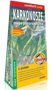Bild von Karkonosze Mapa panoramiczna laminowana mapa turystyczna 1:33 000