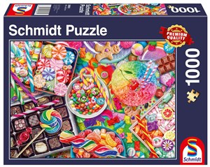 Obrazek Puzzle 1000 PQ Słodycze