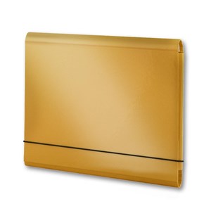 Obrazek Teczka łamana A4 na gumkę złota