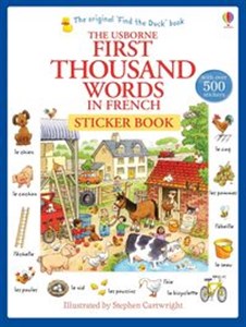 Obrazek First Thousand Words in French Sticker Book