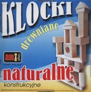 Obrazek Klocki drewniane konstrukcjne naturalne