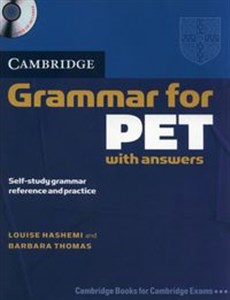 Bild von Cambridge Grammar for PET with answers + CD Self-study grammar reference and practice