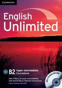 Obrazek English Unlimited Upper Intermediate Coursebook + DVD