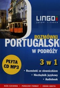 Obrazek Portugalski w podróży Rozmówki 3 w 1 + CD