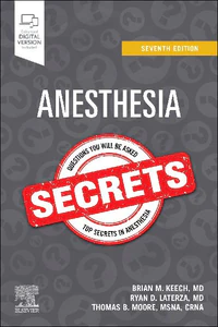 Obrazek ANESTHESIA SECRETS
