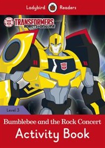 Obrazek Transformers: Bumblebee and the Rock Concert Activity Book Ladybird Readers Level 3