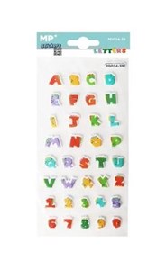 Bild von Naklejki 3D literki cyferki dinozaury