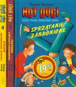 Bild von Hot Dogi Zestaw Sprzątanie zabronione Całkiem zwariowane wakacje Tajemnicza latajaca poduszka