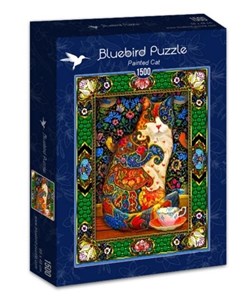 Bild von Puzzle 1500 Kolorowy kot