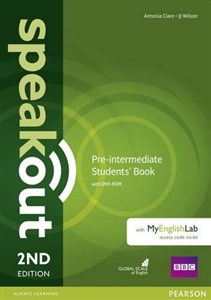 Obrazek Speakout 2nd Edition Pre-iIntermediate Student's Book with MyEnglishLab + DVD