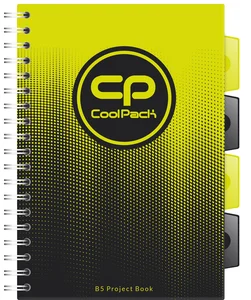 Obrazek Kołobrulion B5 Coolpack 100 kartek Gradient LEMON