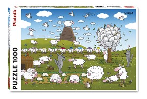 Obrazek Puzzle Gunga, Owce W Raju 1000
